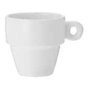 XÍCARA CAFÉ EMPILHÁVEL 90 ML STAK - BRANCO - Foto 1