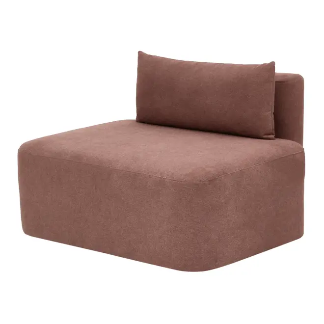 SOFÁ 4 LUGARES SHIRO - RUBY MOCHA/QUARTZO ROSA - Foto 4