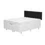 CAMA DE CASAL/QUEEN PREMIUM RESTING - KONKRET/BRANCO - Foto 1