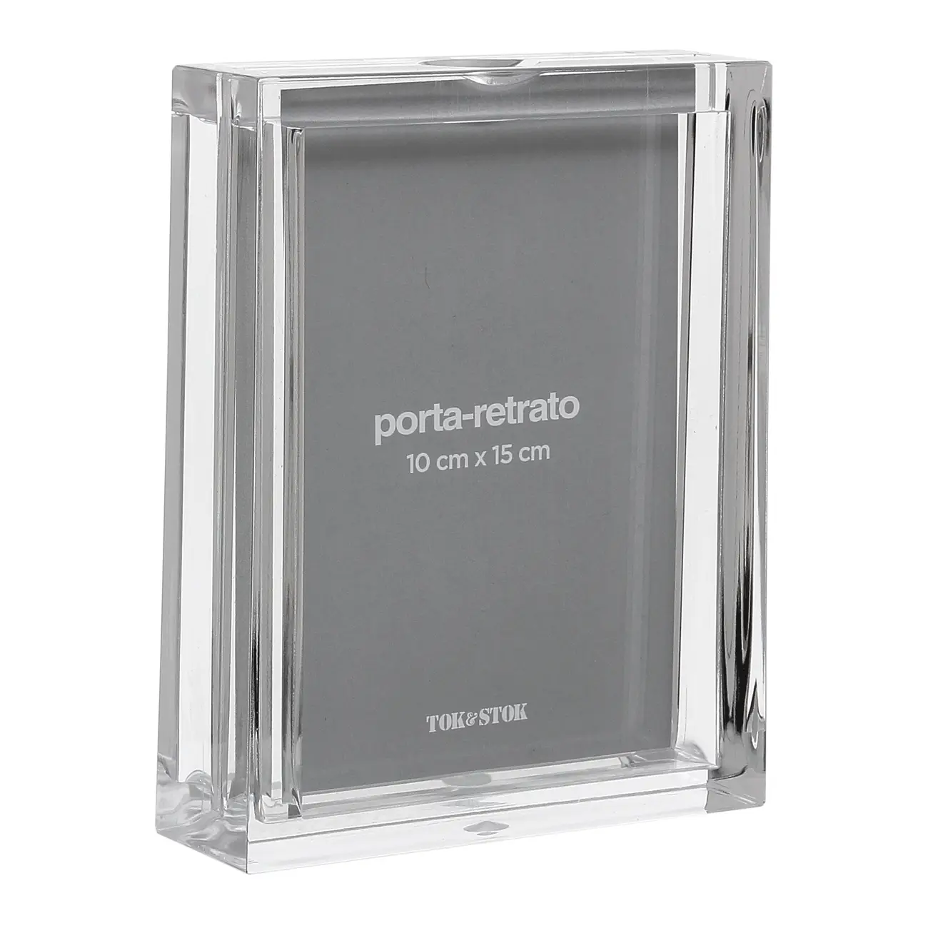 PORTA-RETRATO 10 CM X 15 CM LUKE - INCOLOR - Foto 2