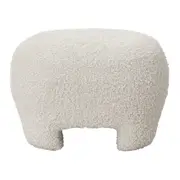 PUFF GUINEA - BOUCLÉ NATURAL - Foto 1