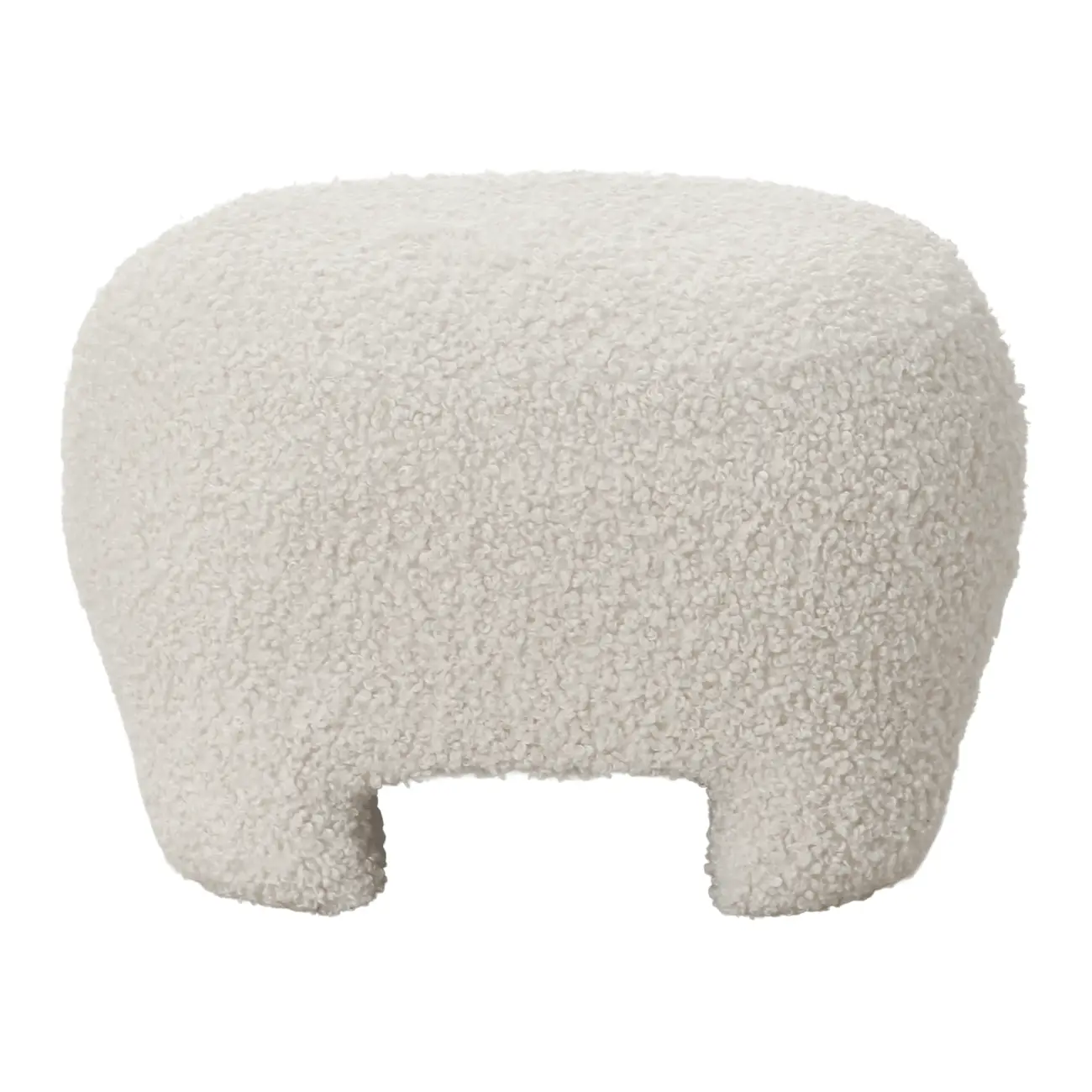 PUFF GUINEA - BOUCLÉ NATURAL - Foto 1
