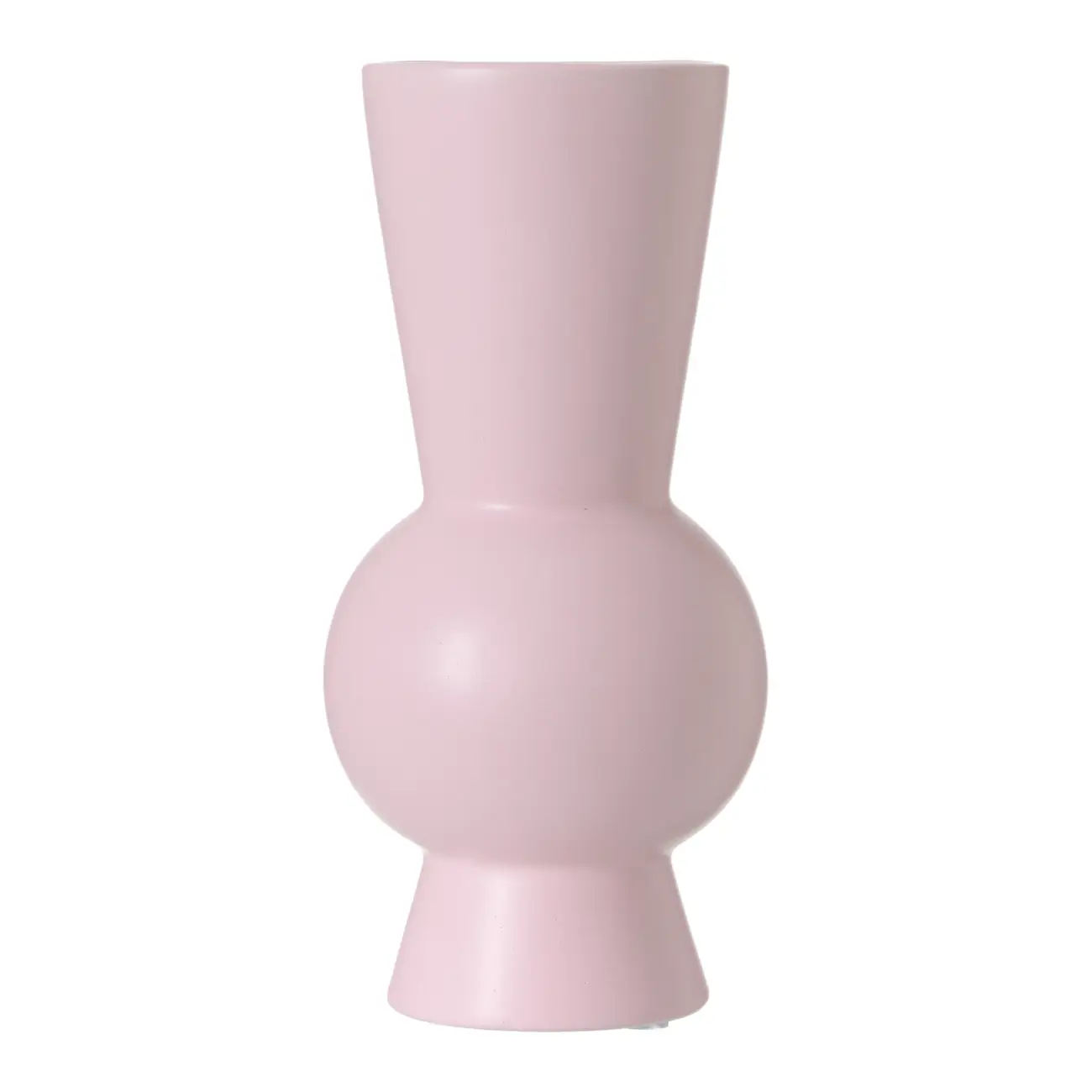 VASO 20 CM CONIC SECTIONS - QUARTZO ROSA - Foto 1
