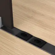 ESTAÇÃO DE TRABALHO DUPLA COM DIVISÓRIA 1,20 M X 1,20 M ALETA - KONKRET/OAK TAMMI - Foto 11