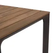 MESA PARA ÁREA EXTERNA 1,65 M X 80 CM SUMMERLAND - CAFÉ/NOZES - Foto 10