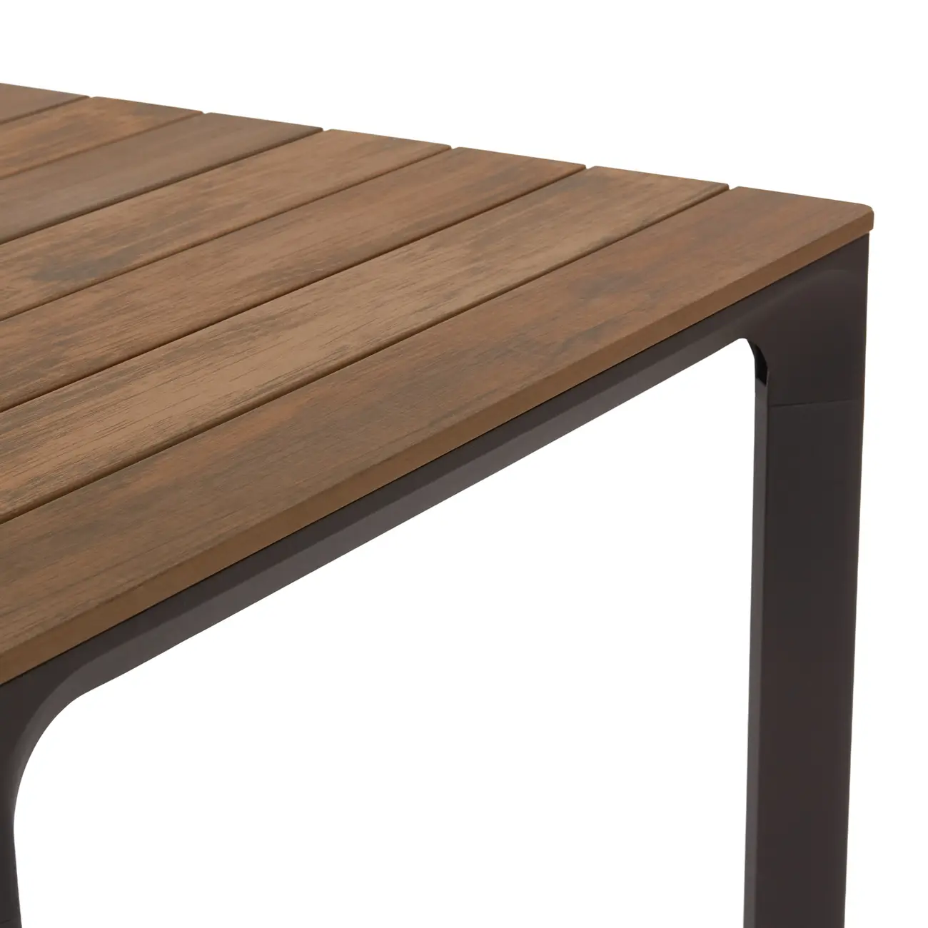 MESA PARA ÁREA EXTERNA 1,65 M X 80 CM SUMMERLAND - CAFÉ/NOZES - Foto 10