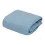 COLCHA SOLTEIRO COM ELÁSTICO 78 CM X 1,88 M X 20 CM POINT DE CROIX - BLEU CENDRÉ/CINZA PROVENCE - Foto 2