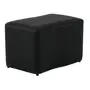 PUFF 61 CM X 51 CM SET WAVE INVERT - CORSIN PRETO - Foto 2