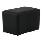 PUFF 61 CM X 51 CM SET WAVE INVERT - CORSIN PRETO - Foto 2