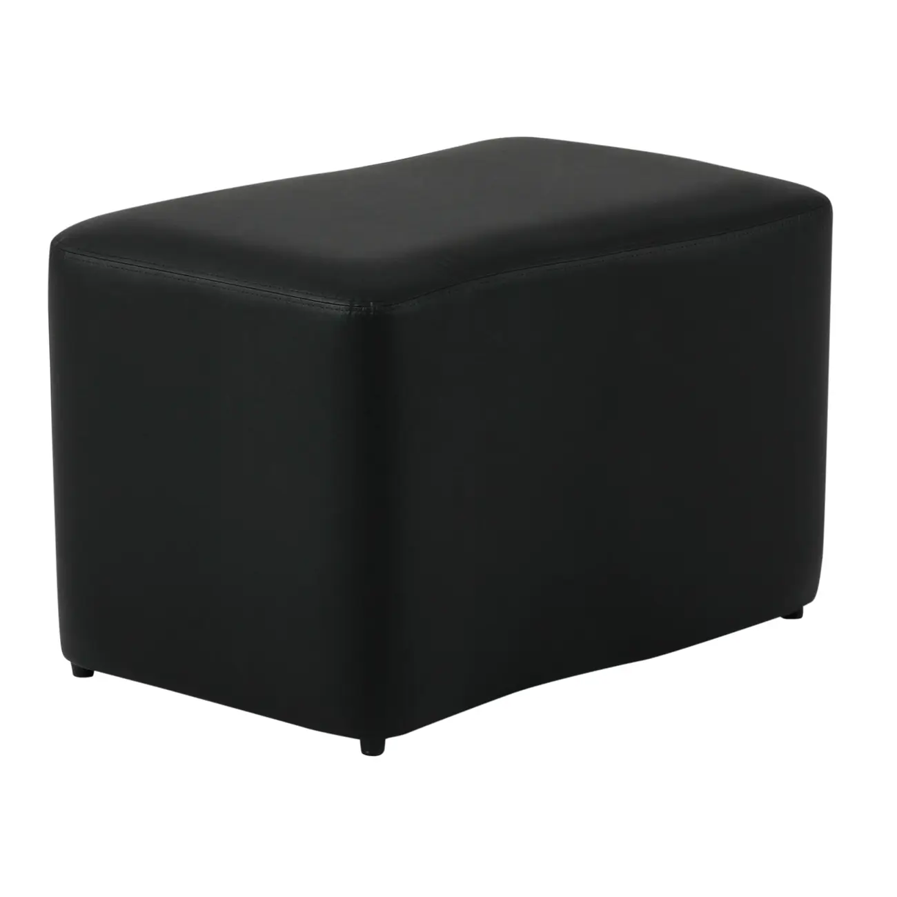 PUFF 61 CM X 51 CM SET WAVE INVERT - CORSIN PRETO - Foto 2