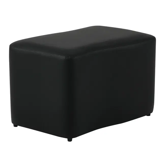PUFF 61 CM X 51 CM SET WAVE INVERT - CORSIN PRETO - Foto 2