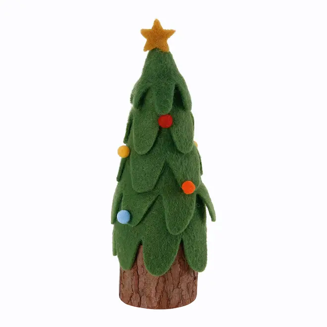 ADORNO MESA ÁRVORE 18 CM SANTA ROCKS - MUSGO/MULTICOR - Foto 2