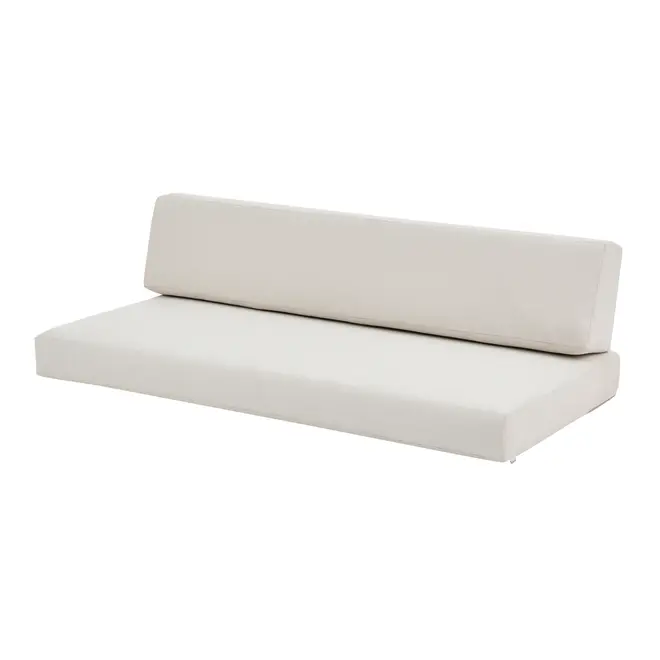 CONJUNTO DE ALMOFADAS PARA SOFÁ 2 LUGARES PIPA - TRAMADO OUTDOOR NATURAL - Foto 2