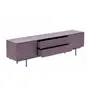 RACK 2 PORTAS/2 GAVETAS 1,80 M X 42 CM THE FOLD - RUBY MOCHA/RUBY MOCHA - Foto 6