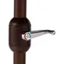 OMBRELONE RETANGULAR 4,60 M X 2,70 M TRI SHADOW - MARROM/MARROM - Foto 4