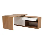 MESA COM BALCÃO 1 PORTA DE CORRER 1,80 M X 1,87 M BOSS - OAK TAMMI/BRANCO - Foto 6