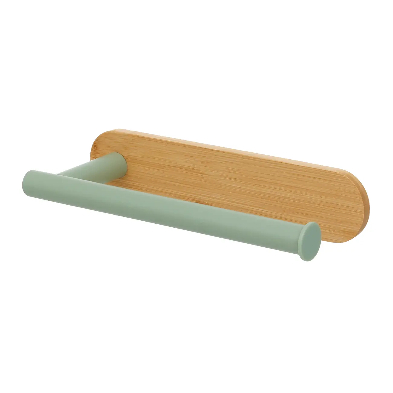 PORTA-TOALHA 23 CM BAMBUMIX - SÁLVIA/BAMBU - Foto 6