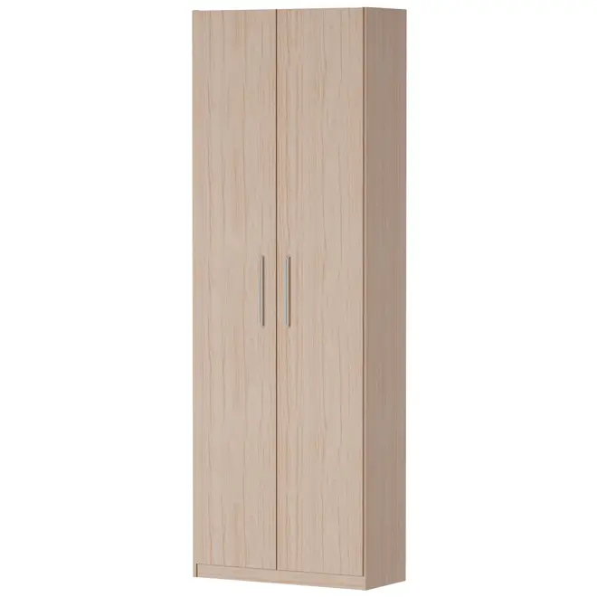 GUARDA-ROUPA DE SOLTEIRO 2 PORTAS/3 PRATELEIRAS LIVE - NATURAL WASHED - Foto 5