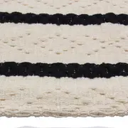 TAPETE 2 M X 2,50 M MURLES - BRANCO/PRETO - Foto 5
