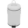 BRANCO - LIXEIRA COM PEDAL 12 L BOULEVARD