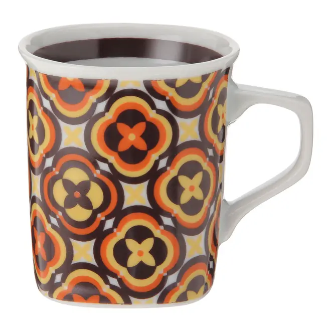 CANECA 230 ML BLOOMBELOT MARIGOLD - TERRACOTA/MARROM DE LEI - Foto 1
