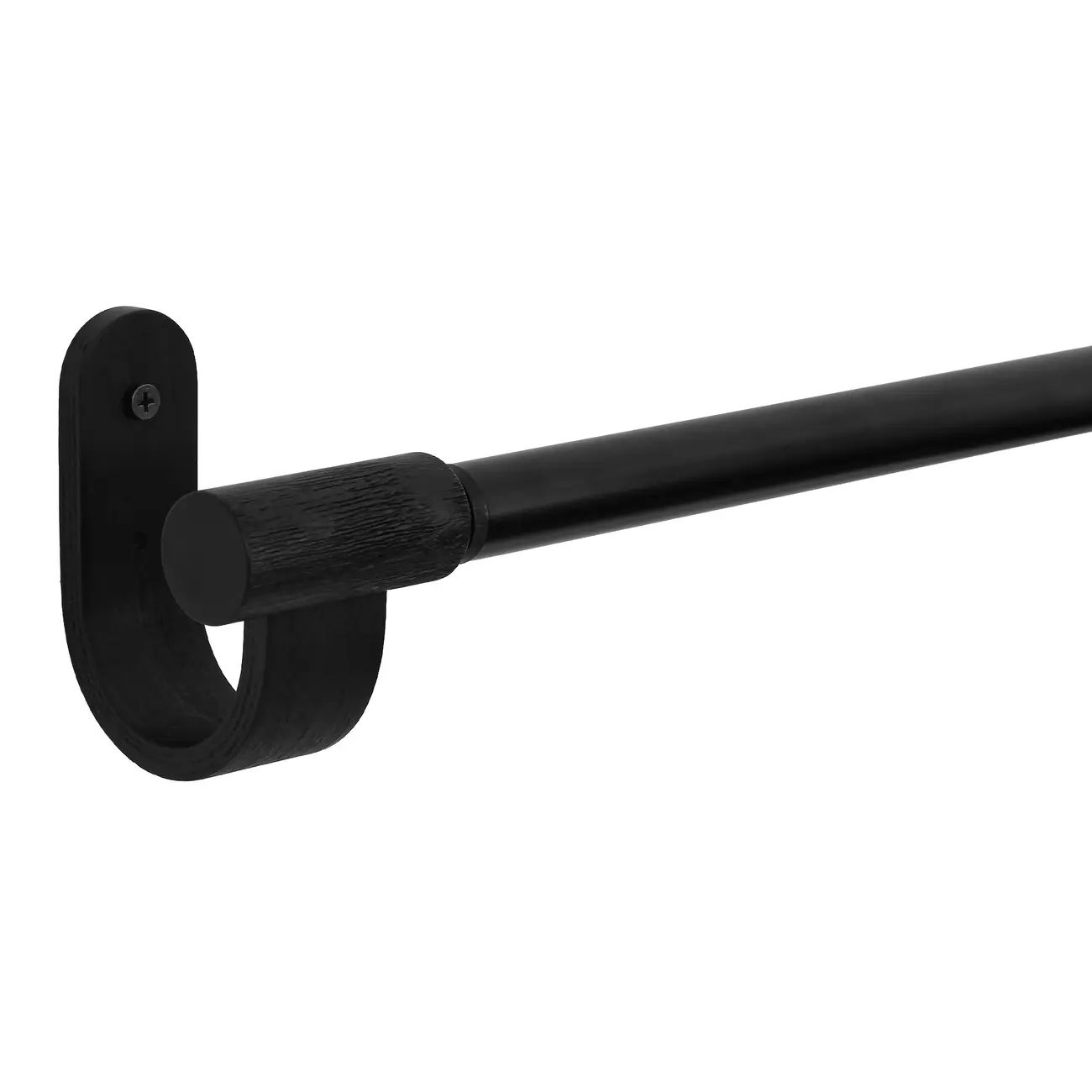 SUPORTE PARA CORTINA EXTENSÍVEL 107-305 11 MM BELLWOOD - PRETO/EBANIZADO - Foto 4