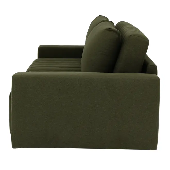 SOFÁ-CAMA RETRÁTIL E RECLINÁVEL 3 LUGARES SNOOZE - MUSGO - Foto 5
