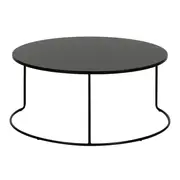 MESA DE CENTRO CONJUNTO COM 2 PEÇAS LOOP - PRETO/PRETO - Foto 7