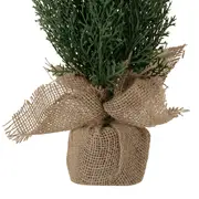 ADORNO ÁRVORE 45 CM VILAREJO NOEL - JUTA/CIPESTRE - Foto 3