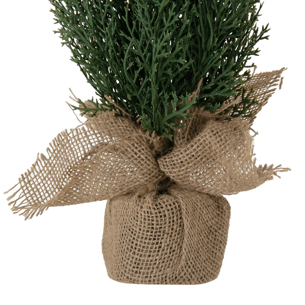 ADORNO ÁRVORE 45 CM VILAREJO NOEL - JUTA/CIPESTRE - Foto 3