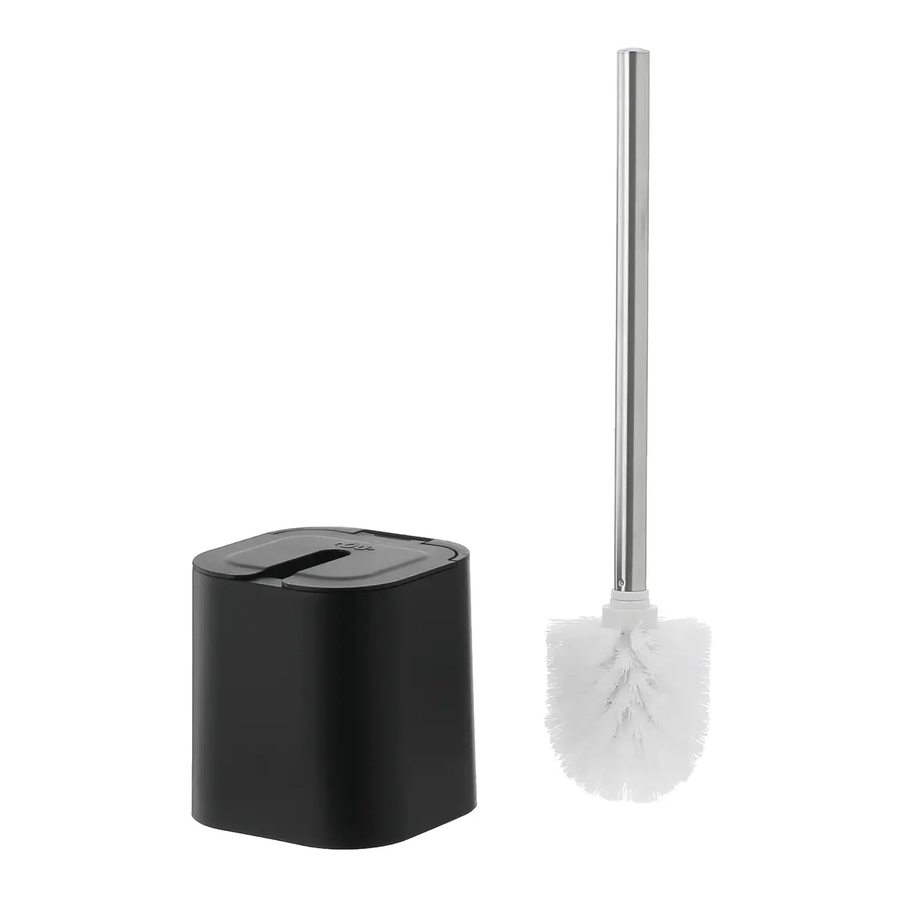 ESCOVA PARA BANHEIRO ZICHY - PRETO/INOX - Foto 4