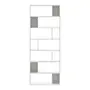 ESTANTE/DIVISÓRIA 80 CM X 2,12 M BLOCK - BRANCO - Foto 1