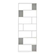 ESTANTE/DIVISÓRIA 80 CM X 2,12 M BLOCK - BRANCO - Foto 1