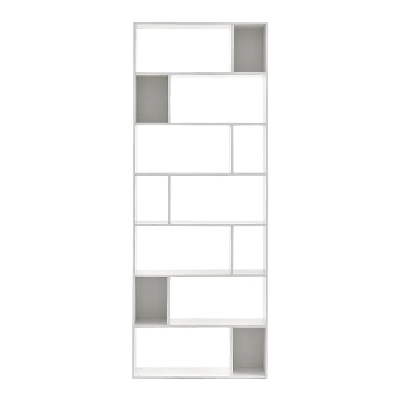 ESTANTE/DIVISÓRIA 80 CM X 2,12 M BLOCK - BRANCO - Foto 1