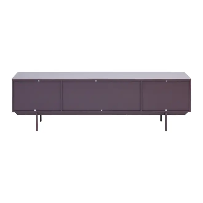 RACK 2 PORTAS/2 GAVETAS 1,80 M X 42 CM THE FOLD - RUBY MOCHA/RUBY MOCHA - Foto 11