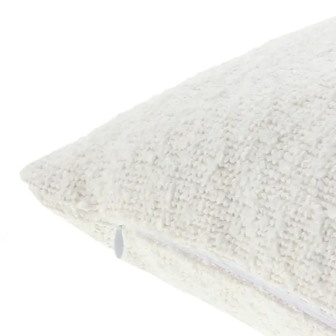 ALMOFADA 30 CM X 50 CM MOSS - BOUCLÉ BRANCO - Foto 2