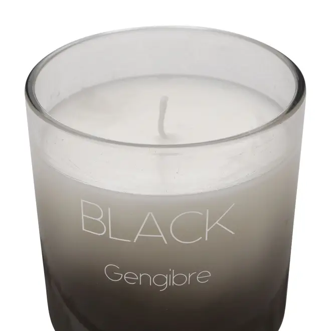 VELA PERFUMADA POTE GENGIBRE BLACK - PRETO/PRATA - Foto 3