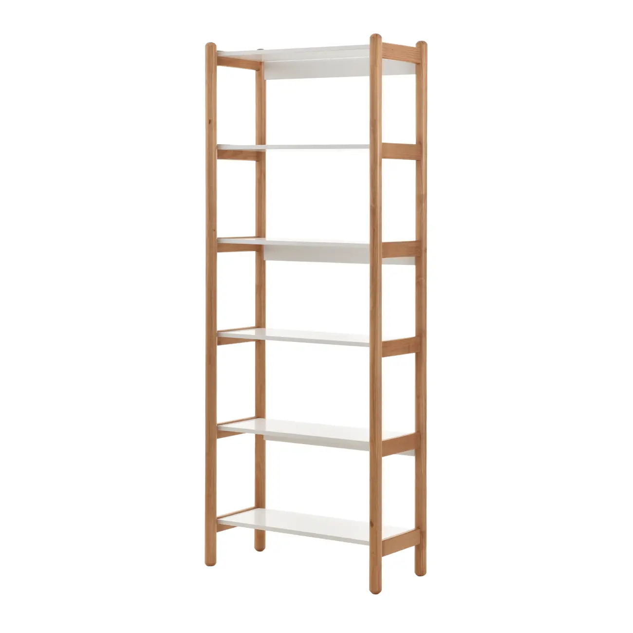 ESTANTE 85 CM X 2,18 M CAULE - AMÊNDOA/BRANCO - Foto 2