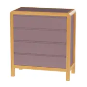CÔMODA 4 GAVETAS 90 CM X 45 CM KANT - RUBY MOCHA/AMÊNDOA - Foto 14