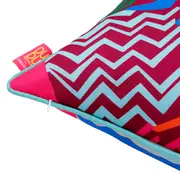 ALMOFADA 43 CM X 43 CM VIBRA VERÃO MEMPHIS LOCALIZADA - VERDE ÁGUA/AÇAY - Foto 5