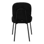 CADEIRA DE JANTAR SNAKY - PRETO/PRETO - Foto 5
