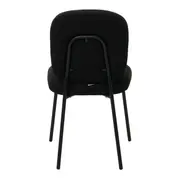 CADEIRA DE JANTAR SNAKY - PRETO/PRETO - Foto 5