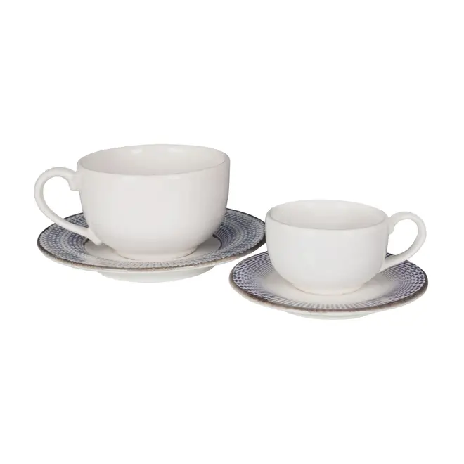 XÍCARA CHÁ 170 ML SALINA I - BRANCO/AZUL - Foto 3