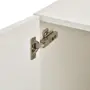 BUFFET 2 PORTAS 80 CM X 40 CM POINT - BRANCO/NOZES - Foto 10