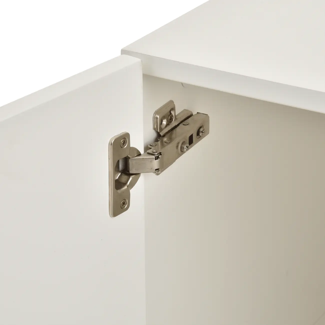 BUFFET 2 PORTAS 80 CM X 40 CM POINT - BRANCO/NOZES - Foto 10