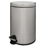 LIXEIRA COM PEDAL 20 L HOYT - INOX/PRETO - Foto 9