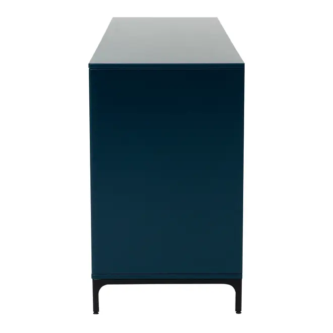 BUFFET 2 PORTAS/3 GAVETAS 1,80 M X 45 CM NASH - VERDE ESCARAVELHO/PRETO - Foto 6