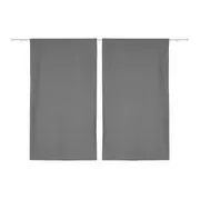 CORTINA BLACKOUT 100% 2 PEÇAS 1,30 M X 2,30 M NÓOR - MESCLADO CINZA - Foto 1