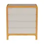 CÔMODA 4 GAVETAS 90 CM X 45 CM KANT - CAMELO/AMÊNDOA - Foto 29