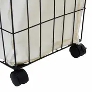 CESTO PARA ROUPA BARN SERENITY - CASTANHO/NATURAL - Foto 7
